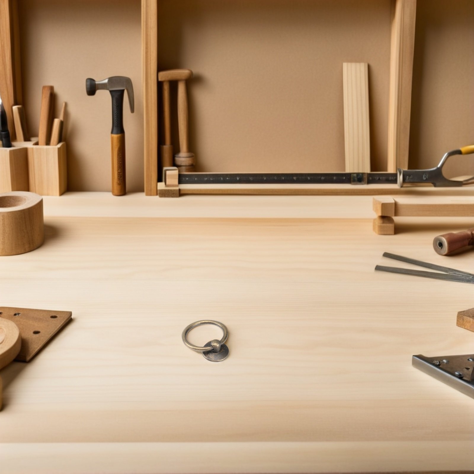 Furniture Hardware Drop Pulls - 8 Buah Gagang Laci Model Tarik
