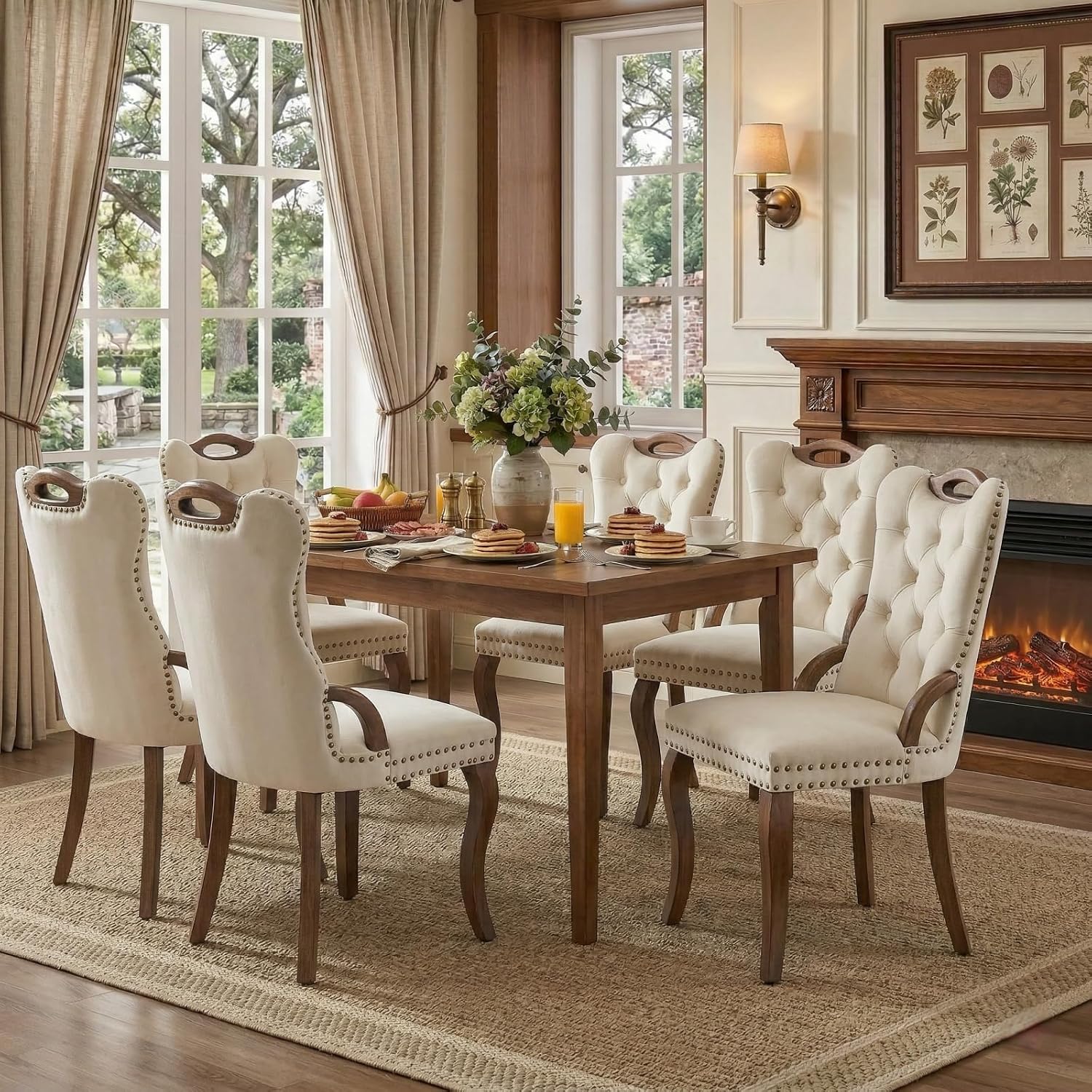 Furniture Hardware Manufacturer - Set 6 Kursi Makan, Kursi Dapur