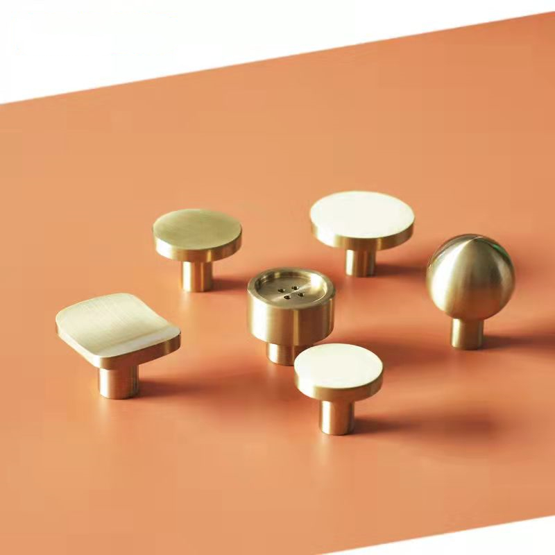 Furniture Hardware Jig - Kenop Dapur Kabinet Kuningan Solid Modern