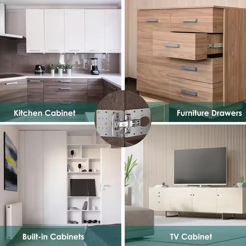 2-8 Buah Pelat Perbaikan Engse - Cabinet Hinge Overlay ulasan dan harga