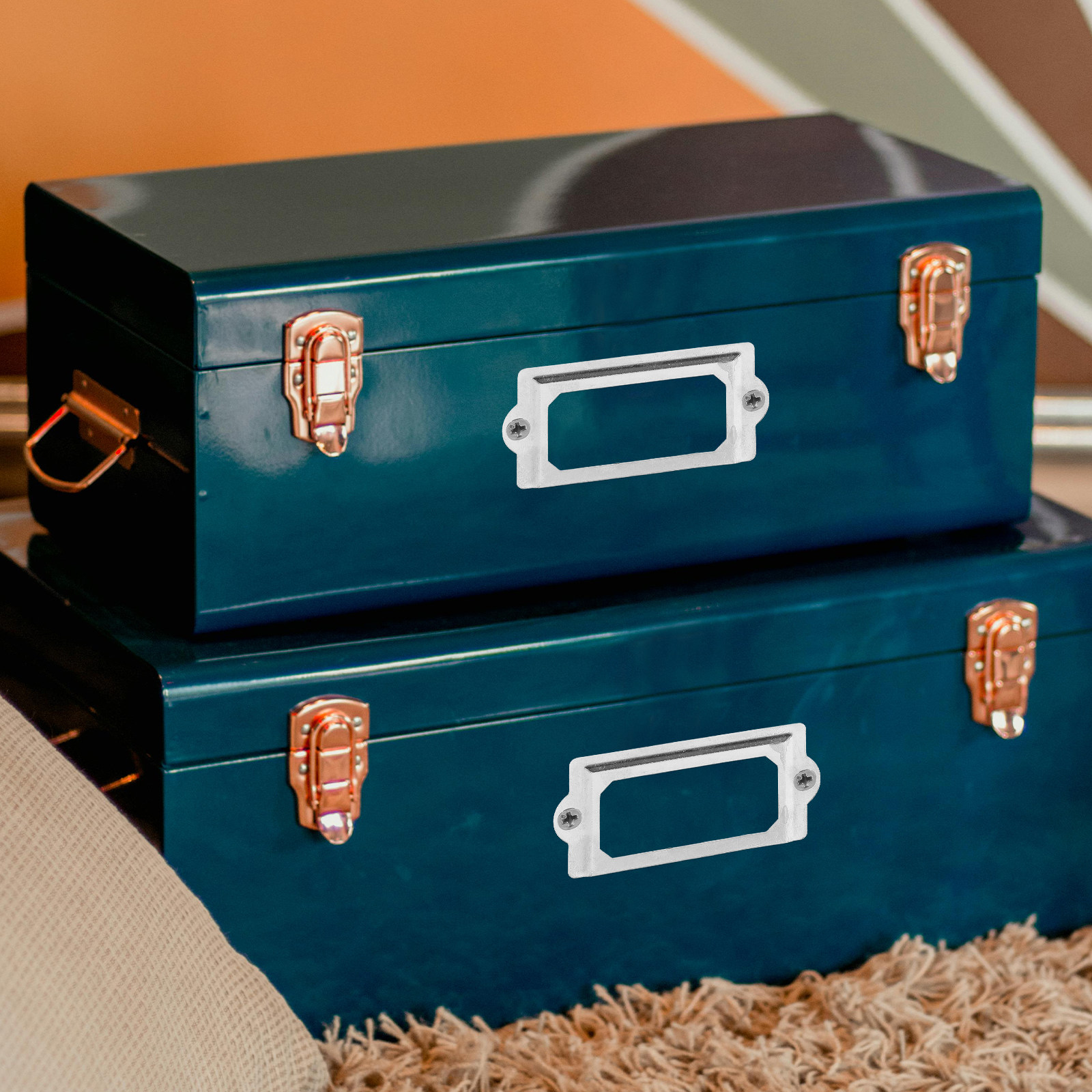 1 Set Bingkai Label Laci Besi, - Furniture Hardware Names ulasan dan harga