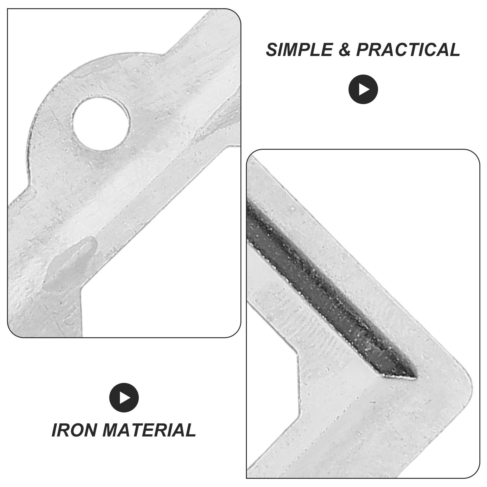 1 Set Bingkai Label Laci Besi, - Furniture Hardware Names ulasan dan harga