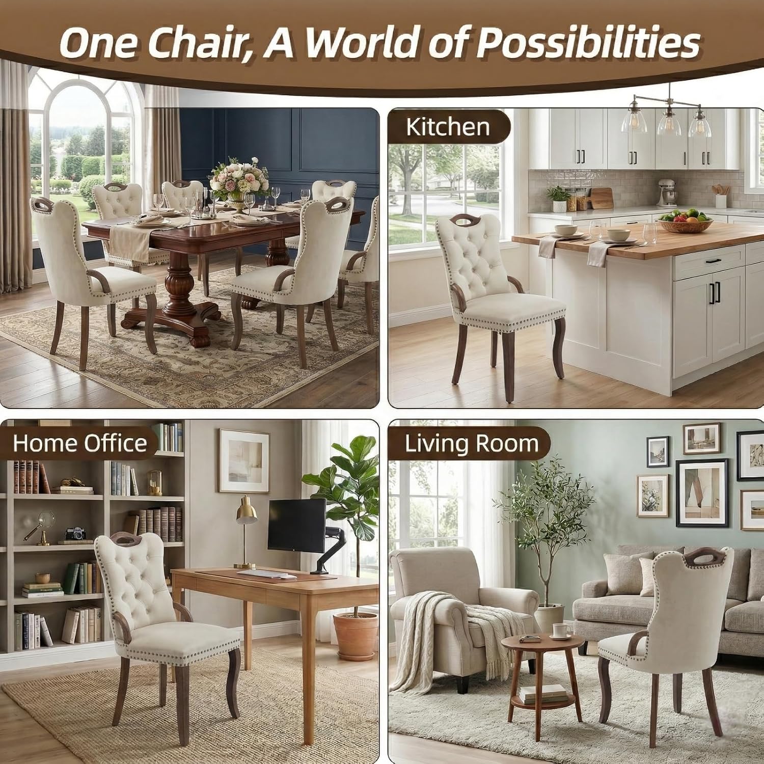Set 6 Kursi Makan, Kursi Dapur - Furniture Hardware Manufacturer ulasan dan harga