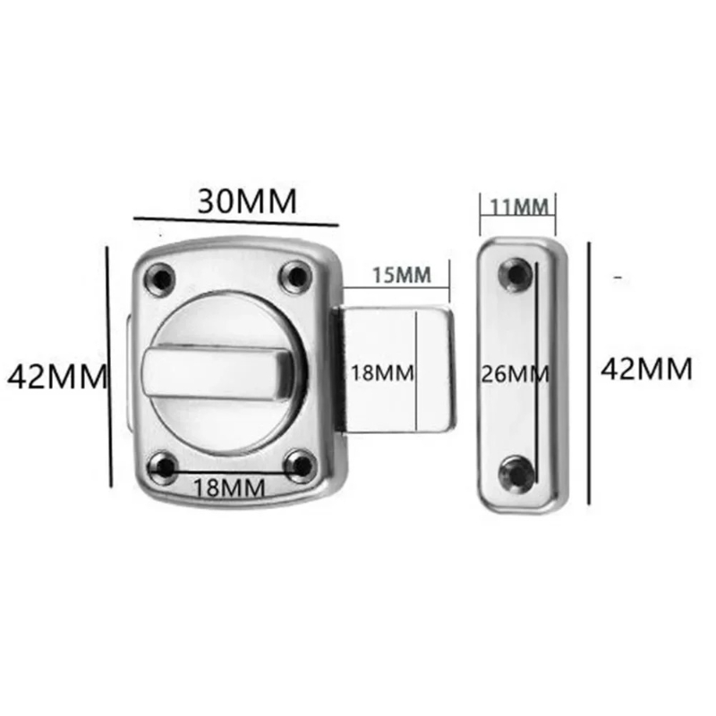 Kait Pintu Logam Cor Anti Mali - Furniture Hardware Fitting ulasan dan harga