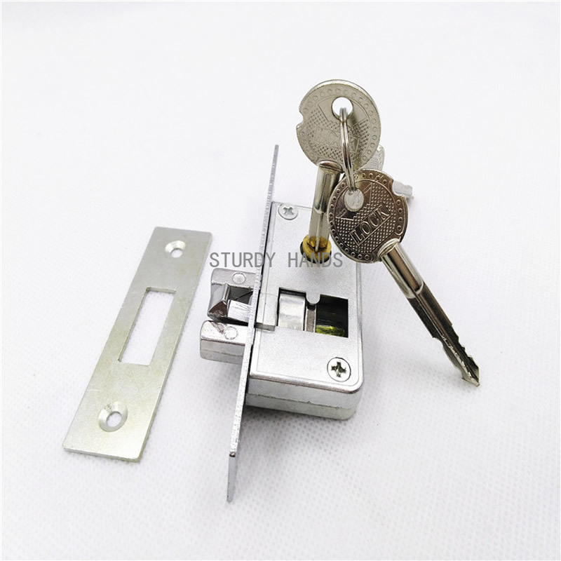 Kunci Pintu Geser dengan Penga - Furniture Hardware Fitting ulasan dan harga